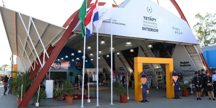 Ministerio del Interior cuenta con llamativo stand en la Expo 2019