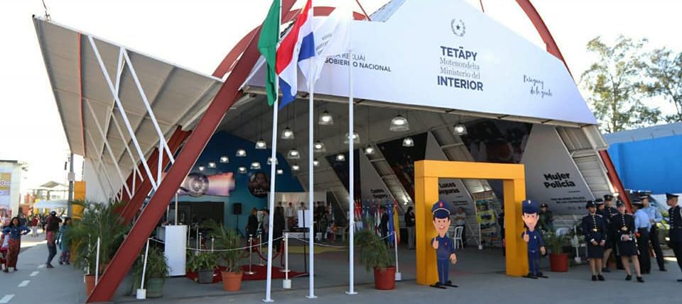 Ministerio del Interior cuenta con llamativo stand en la Expo 2019