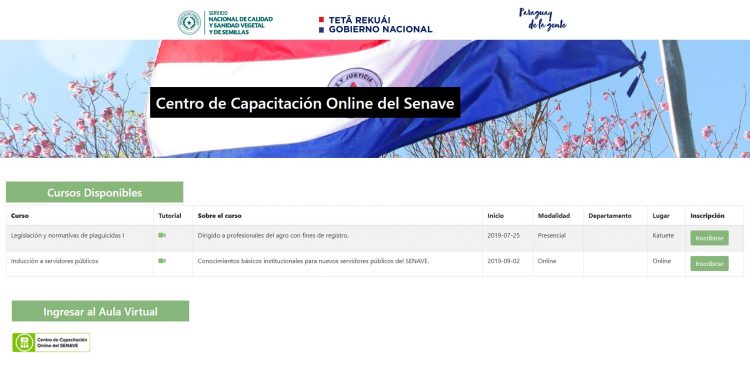 Senave lanza plataforma de capacitación para profesionales y estudiantes