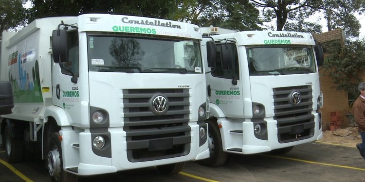 Asunción cuenta con nuevos camiones recolectores de basura