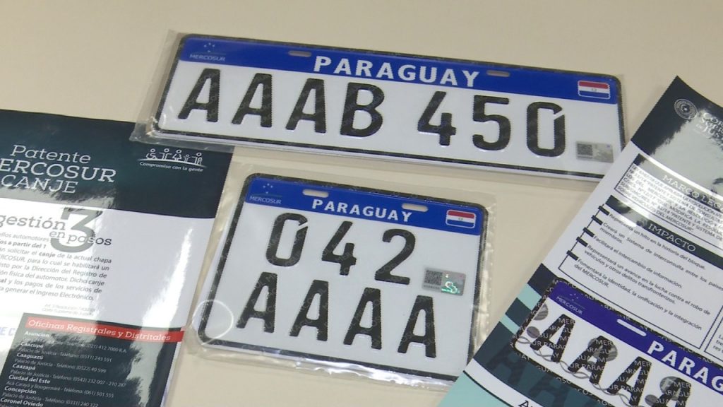 Ya inició implementación de las Chapas del MERCOSUR Ya inició implementación de las Chapas del MERCOSUR