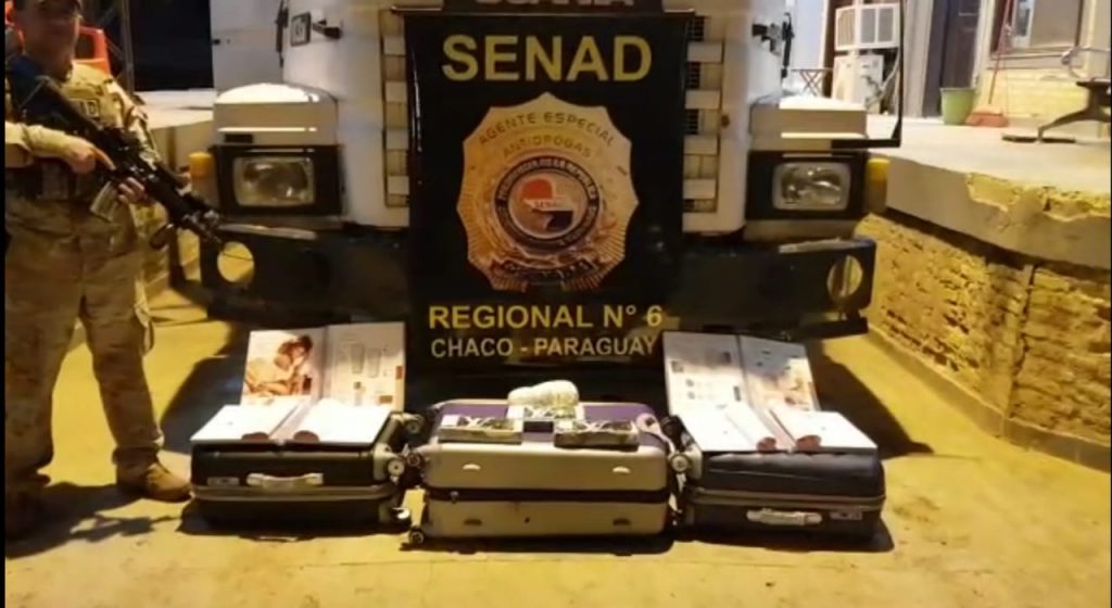 Antinarcóticos incautan más de 34 kilos de cocaína en Mariscal Estigarribia Antinarcóticos incautan más de 34 kilos de cocaína en Mariscal Estigarribia