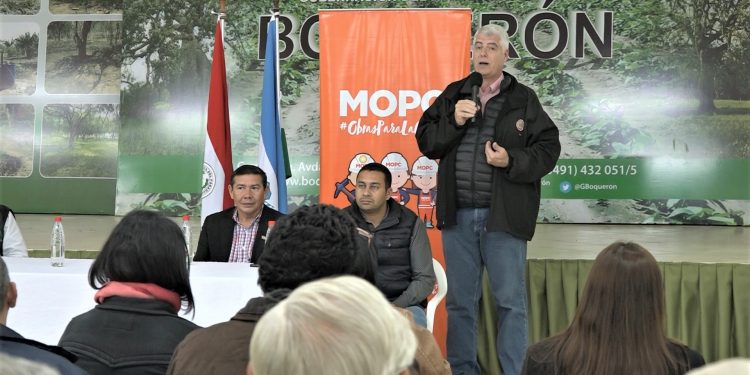 Ministro Wiens encabezó audiencia pública sobre obras en Boquerón