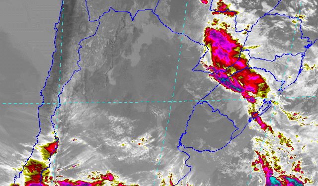 Emiten alerta de tiempo severo para cuatro departamentos