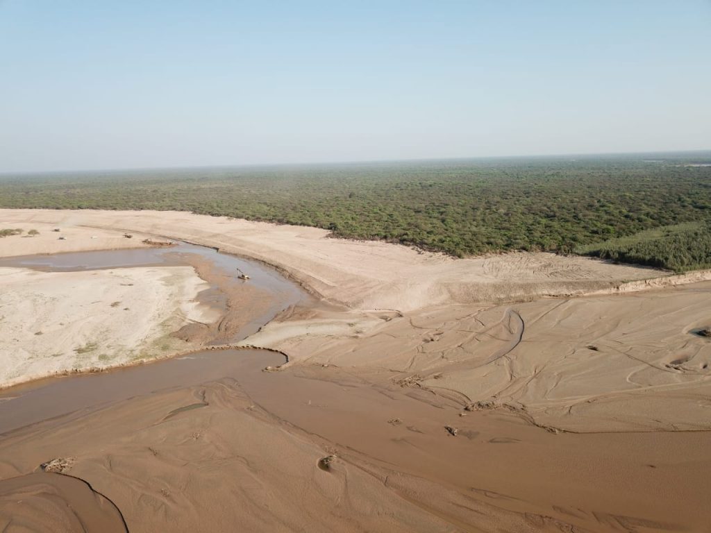 Aguas del Pilcomayo ingresan al Chaco paraguayo por nueva embocadura