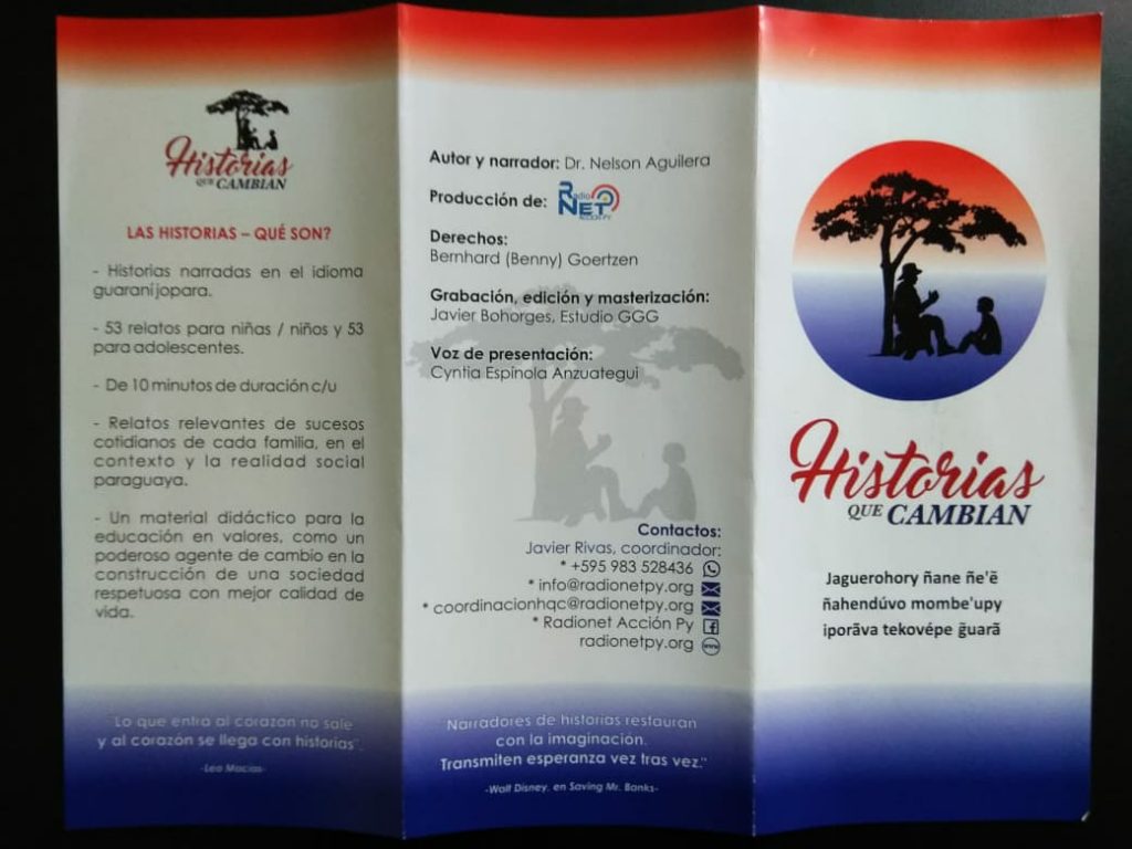 Presentan 106 audios en guaraní de historias que cambian vidas