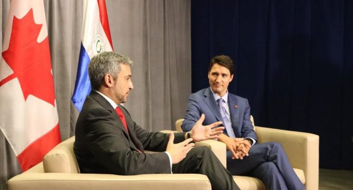 Primer ministro de Canadá y presidente de Paraguay conversan sobre Amazonía