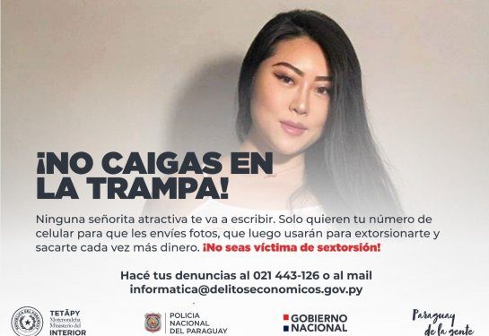 Recomiendan evitar caer en juegos de tono sexual para evitar “Sextorsión”