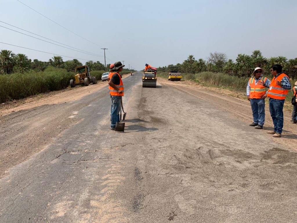 Continúan trabajos de bacheo profundo de la Transchaco