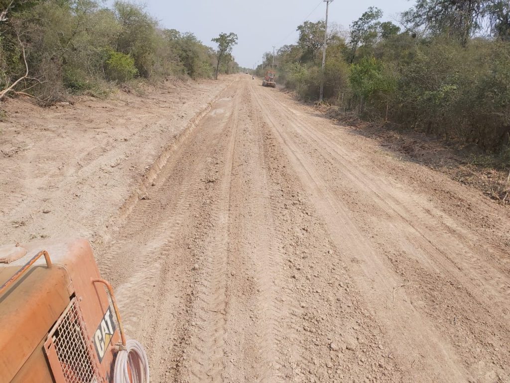 MOPC realiza mejoramiento del tramo Toro Pampa a Guazu Renda