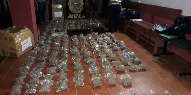 SENAD intercepta carga de Marihuana envasada al vacío en Curuguaty SENAD intercepta carga de Marihuana envasada al vacío en Curuguaty