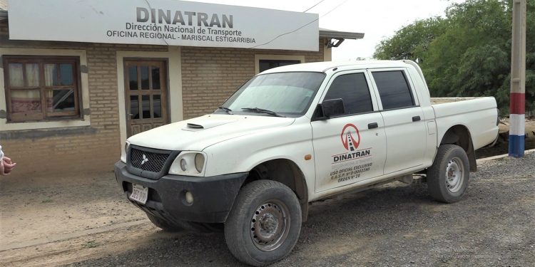 Oficina regional de Dinatran en el Chaco recauda en promedio G. 8 millones por mes