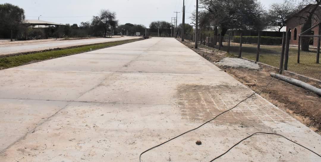 Pavimentación de acceso a Terminal de Ómnibus de Mariscal a punto de culminar
