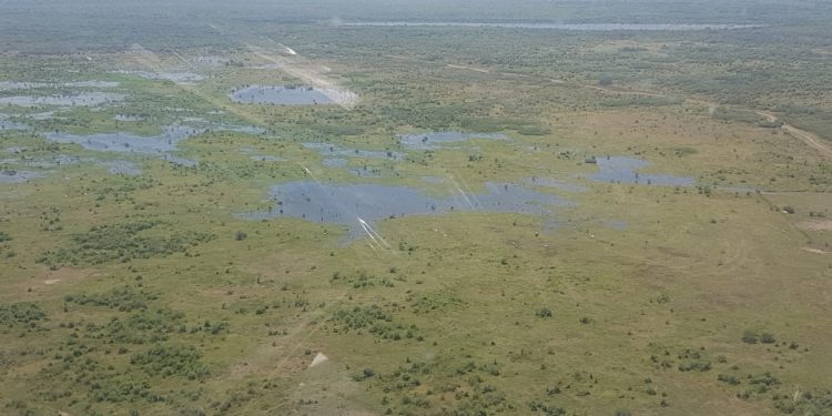 Pilcomayo riega suelo en temporada de bajante gracias a trabajos ejecutados