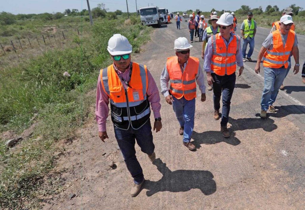 Equipo técnico del MOPC verificó avance de obras en la Transchaco