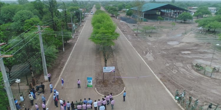 Inauguraron primera pavimentación de avenida en Mariscal Estigarribia