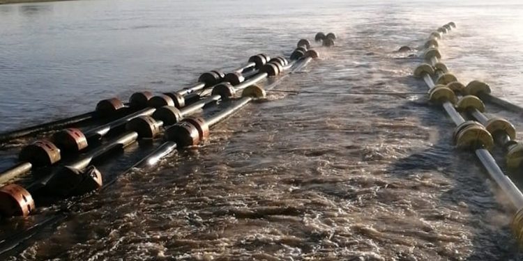 Inician el dragado del Río Paraguay en la zona de Guyrati