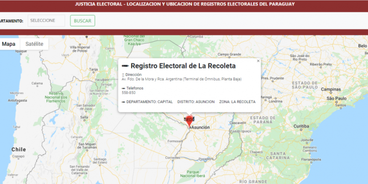 TSJE habilita buscador de sedes para acudir a actualizar domicilio o registrarse