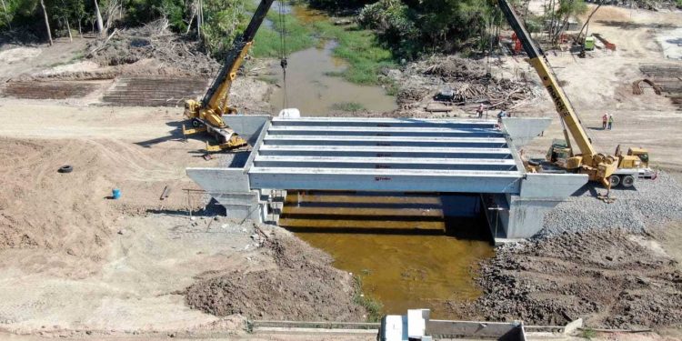 Segundo puente del Corredor Bioceánico estará terminado en enero