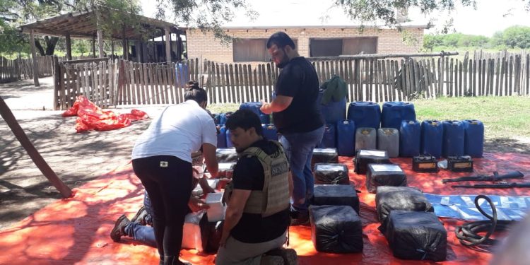 Operativo Tijera: Una de las mayores cargas de cocaína en el Chaco