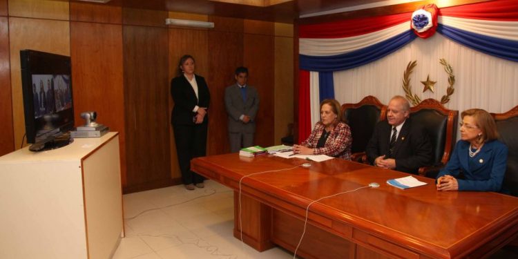 Se habilitó vídeos conferencias para las audiencias penales