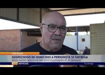 SOSPECHOSO SE ENTREGA