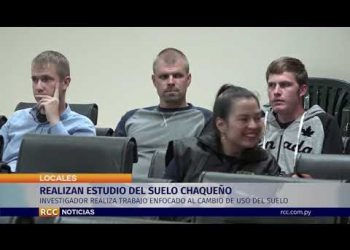 REALIZAN ESTUDIO DEL SUELO CHAQUEÑO