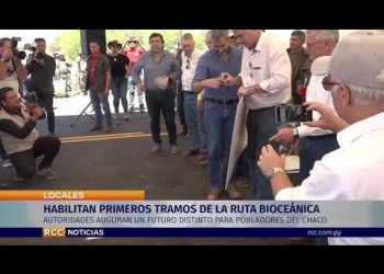 HABILITAN LOS DOS PRIMEROS TRAMOS DEL CORREDOR BIOCEÁNICO