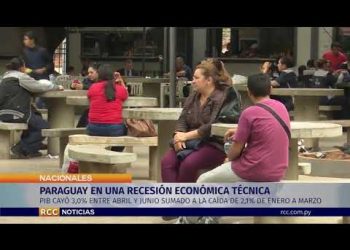 PARAGUAY EN UNA RECESIÓN ECONÓMICA TÉCNICA