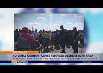 INDÍGENAS CIERRAN PUENTE REMANSO DESDE ESTA MAÑANA