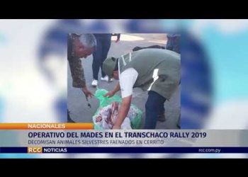 OPERATIVO DEL MADES EN EL TRANSCHACO RALLY 2019
