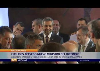 EUCLIDES ACEVEDO NUEVO MINISTRO DEL INTERIOR