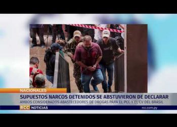 SUPUESTOS NARCOS DETENIDOS SE ABSTUVIERON DE DECLARAR