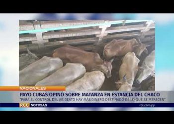 PAYO CUBAS OPINO SOBRE MATANZA EN ESTANCIA DEL CHACO