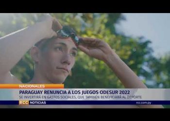PARAGUAY RENUNCIA DE SER ANFITRIÓN DE LOS JUEGOS ODESUR 2022