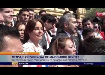 MENSAJE PRESIDENCIAL DE MARIO ABDO BENITEZ