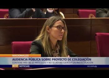 AUDIENCIA PÚBLICA SOBRE PROYECTO DE COLEGIACIÓN OBLIGATORIA