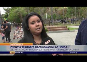 JÓVENES ESCRITORES PIDEN DONACIÓN DE LIBROS