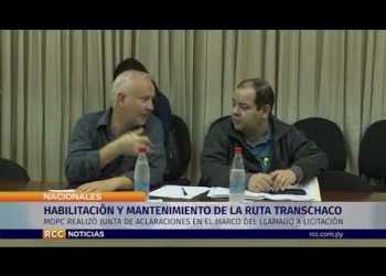 HABILITACIÓN Y MANTENIMIENTO DE LA RUTA TRANSCHACO