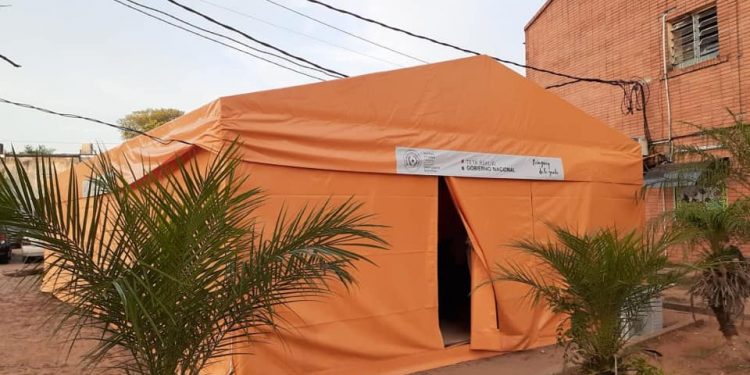 San Lorenzo: habilitan carpa climatizada para pacientes con síntomas de dengue