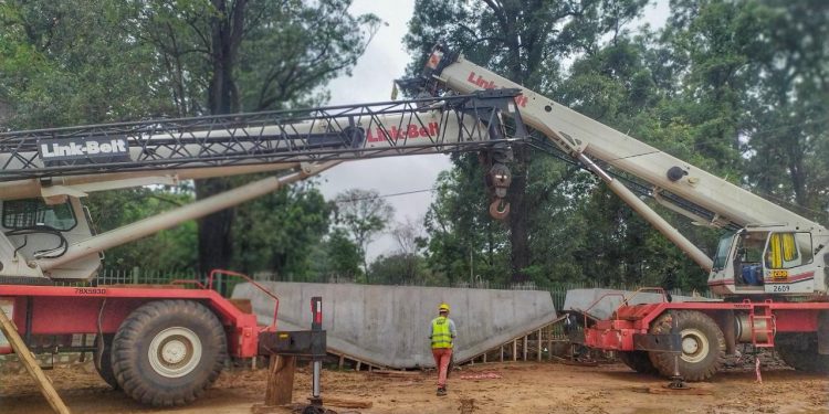 Botánico: Se montarán los dinteles del viaducto de 460 metros