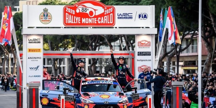 WRC2020: Thierry Neuville fue el mejor en Montecarlo WRC2020: Thierry Neuville fue el mejor en Montecarlo