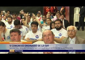 V CONGRESO ORDINARIO DE LA CUT