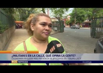 ¿MILITARES EN LA CALLE, QUÉ OPINA LA GENTE?
