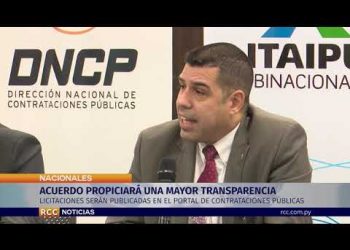 LICITACIONES DE ITAIPU LADO PARAGUAYO SERÁN PUBLICADAS EN EL PORTAL DE CONTRATACIONES PÚBLICAS