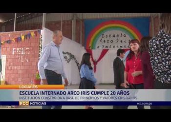 ESCUELA INTERNADO ARCO IRIS CUMPLIÓ 20 AÑOS