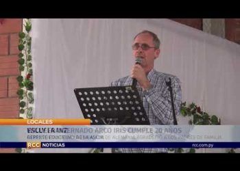 ESCUELA INTERNADO ARCO IRIS CUMPLIÓ 20 AÑOS
