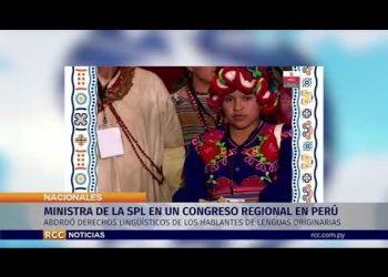 MINISTRA DE LA SPL EN UN CONGRESO REGIONAL EN PERÚ