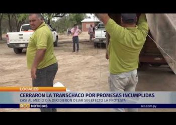 INDÍGENAS CIERRAN LA RUTA TRANSCHACO