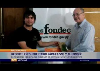 RECORTE PRESUPUESTARIO PARA LA SNC Y AL FONDEC